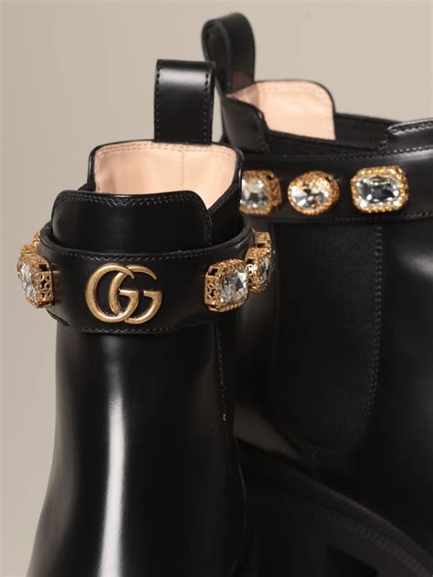 gucci bedazzled shoes|Gucci boots with rhinestones.